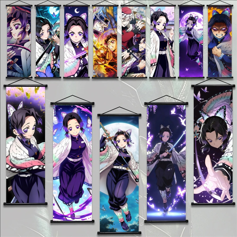 Home Decor Retailers - Shinobu Kocho Demon Slayer Art Fabric