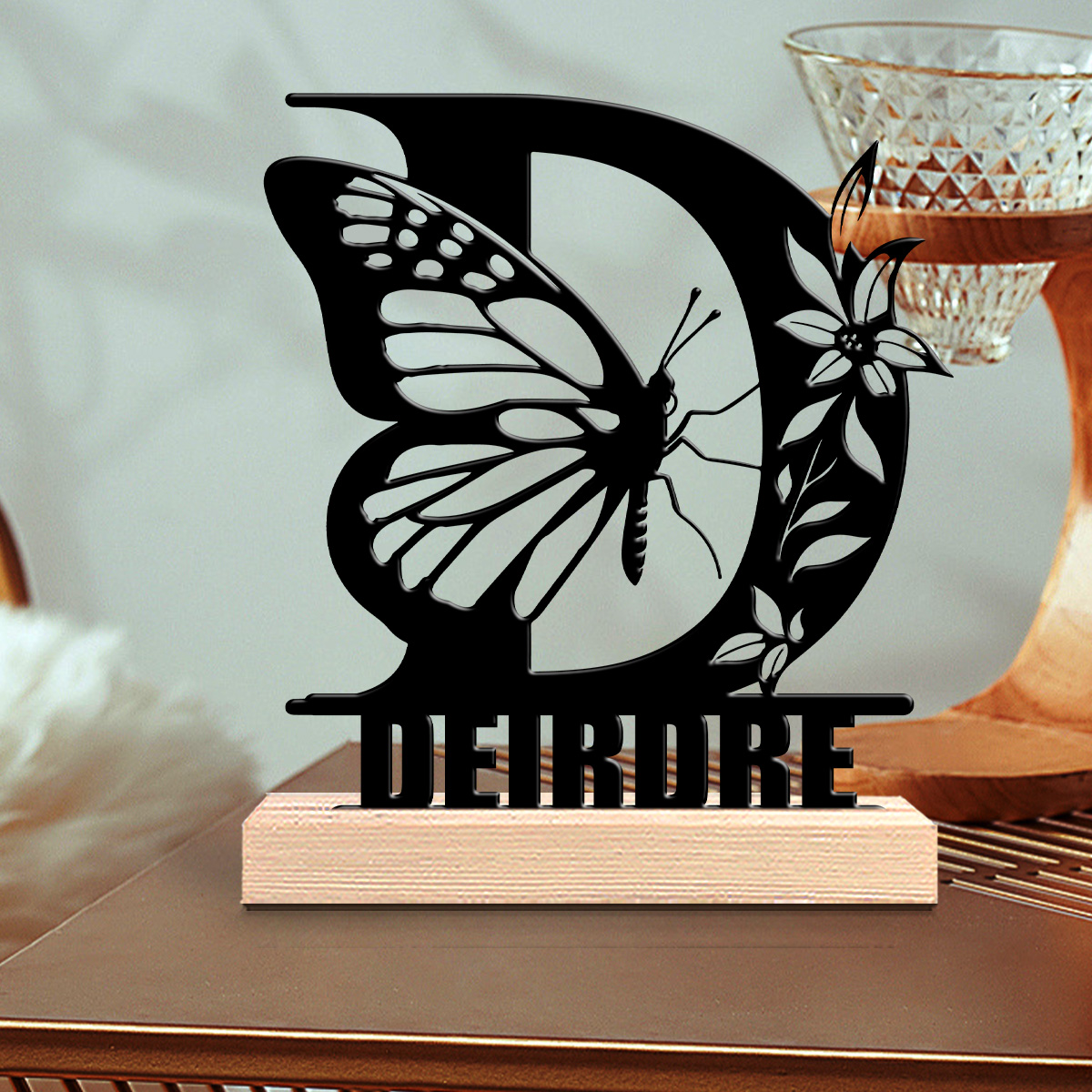 Home Decor Names - 1pc Customizable Metal Desktop Ornaments Custom