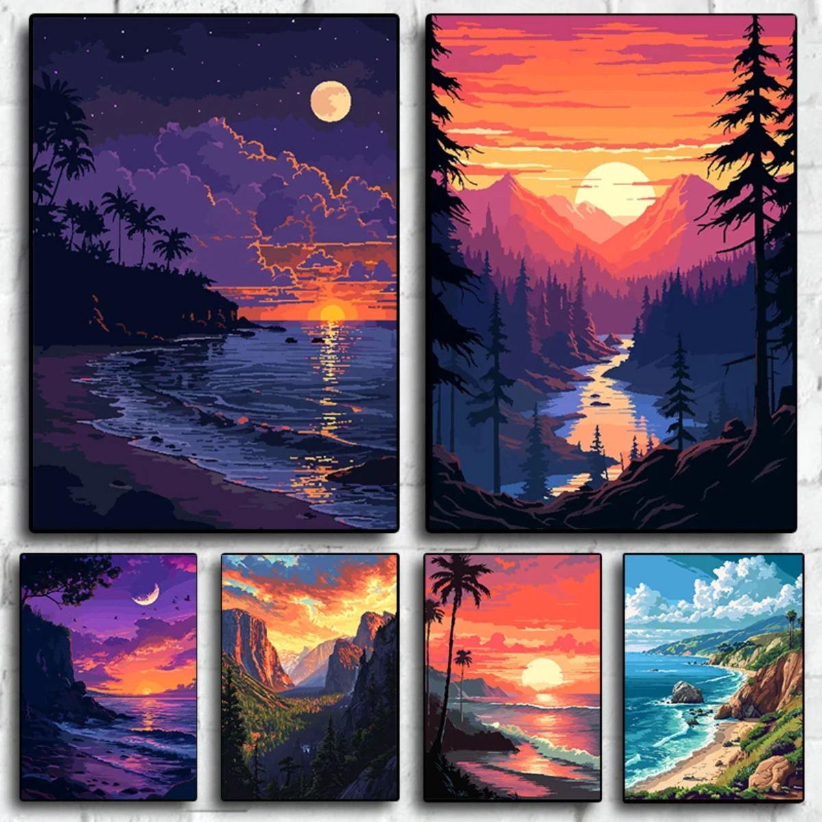 Home Decor Usa - Nature Usa Poster Hawaii Sunset Waves