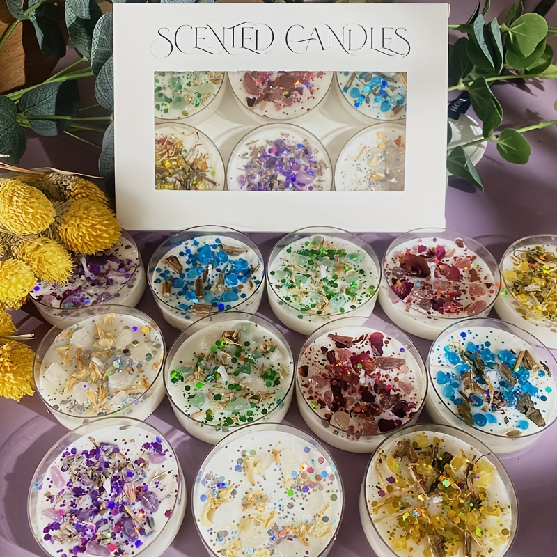 Scented Candle Set - Set of 6 Scented Candles Fragrance
