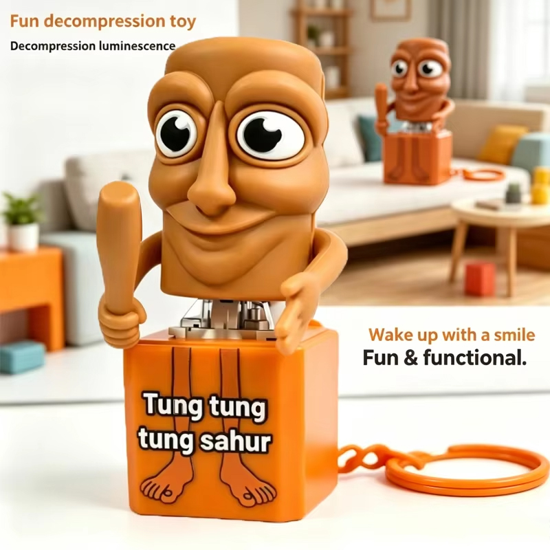 Home Decor Retailers - New Tung Tung Tung Sahur Keychain