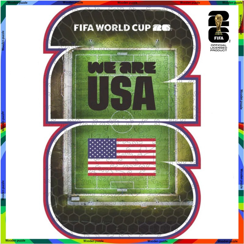 Home Decor Usa - FIFA World Cup Wooden Puzzles for