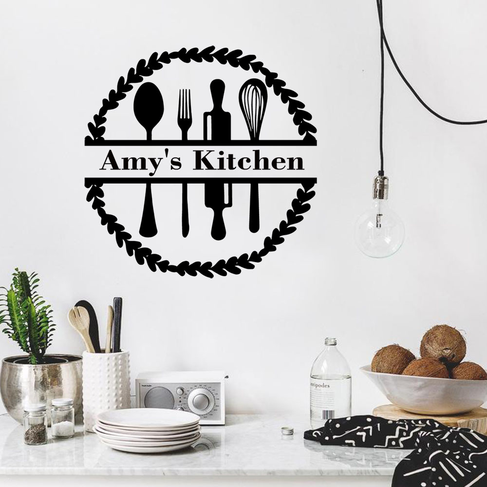 1PC Creative Kitchenware Custo - Home Decor Sticker ulasan dan harga