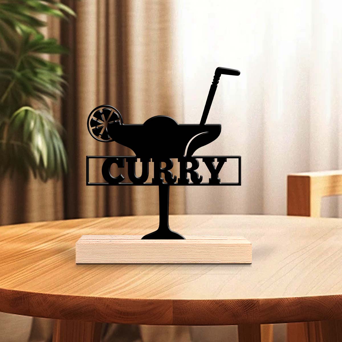 1pc Personalized Iron Desktop  - Home Decor Names ulasan dan harga
