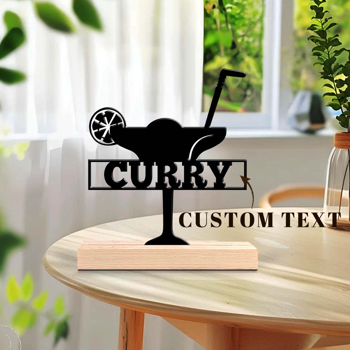 1pc Personalized Iron Desktop  - Home Decor Names ulasan dan harga