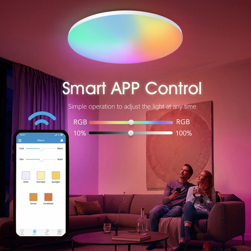 BENEWTON Smart Ceiling Light R - Home Decor Free App ulasan dan harga