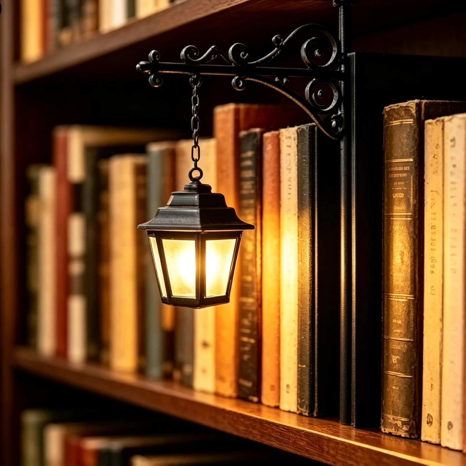 Bookshelf Lamp Library Lantern - Home Decor Lamp ulasan dan harga