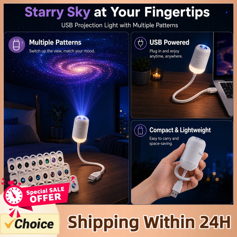 USB Starry Sky Projector Lamp  - Home Decor Lamp ulasan dan harga