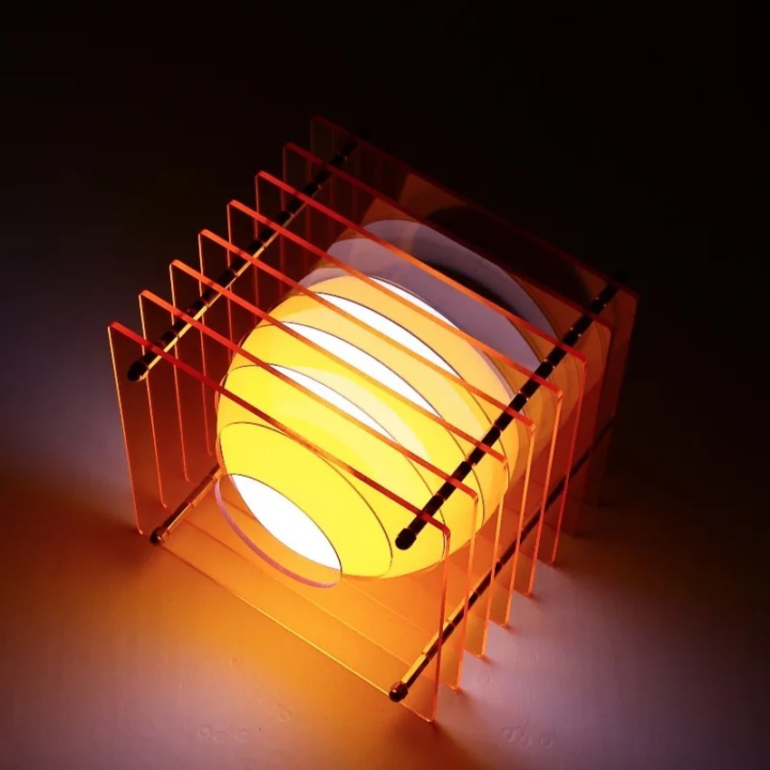 DIY Acrylic Thousand Layer Lam - Home Decor Lamp ulasan dan harga