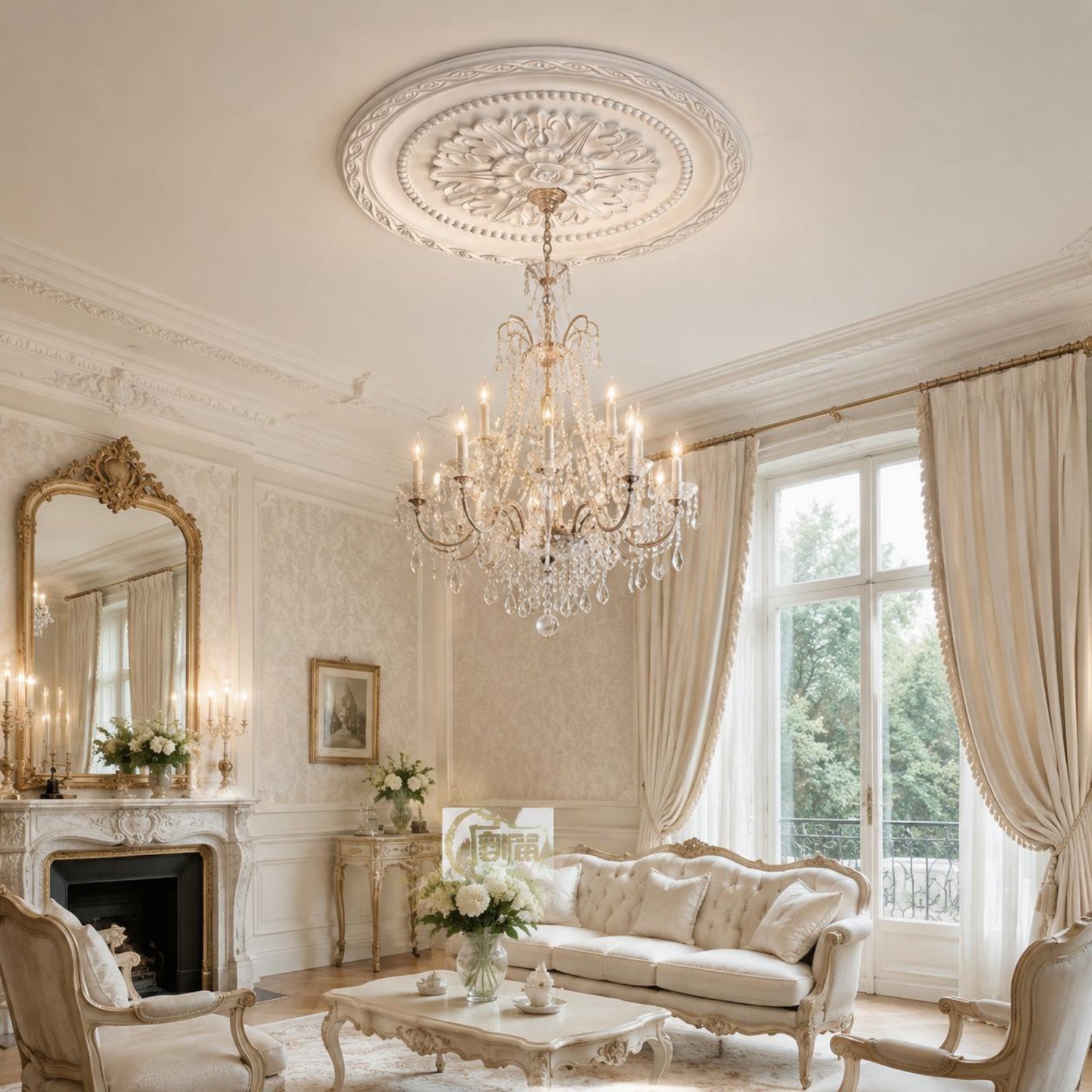 Ceiling Medallion European Des - Home Decor Design ulasan dan harga