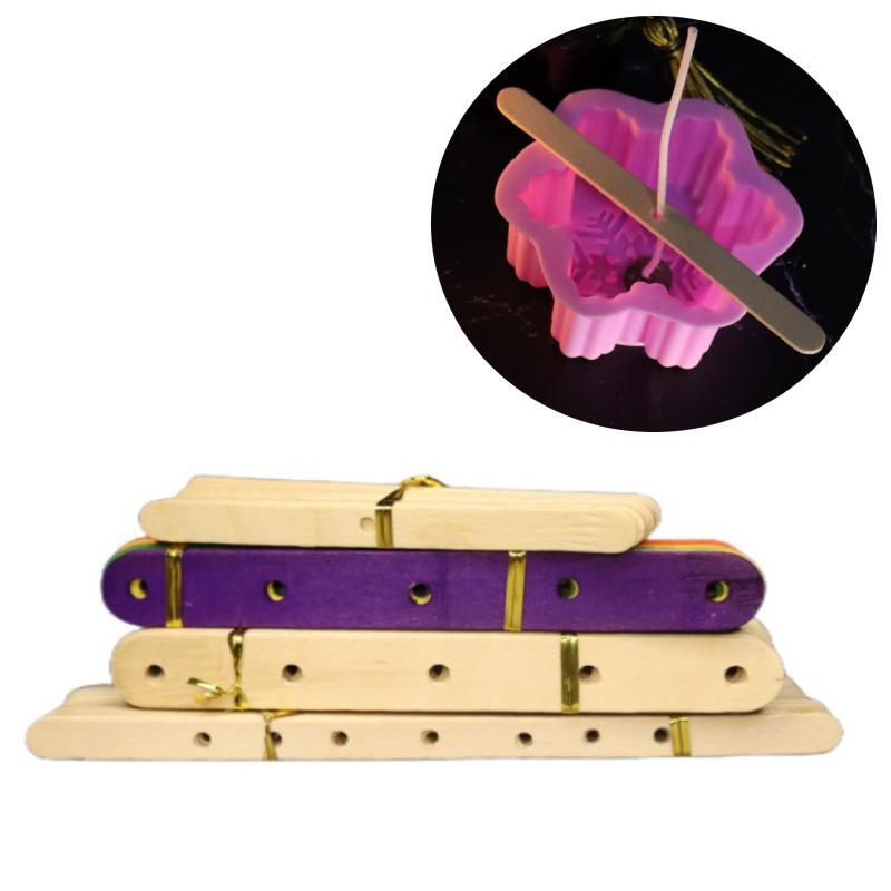 20pcs Wooden Candle Wick Holde - Scented Candle Set ulasan dan harga