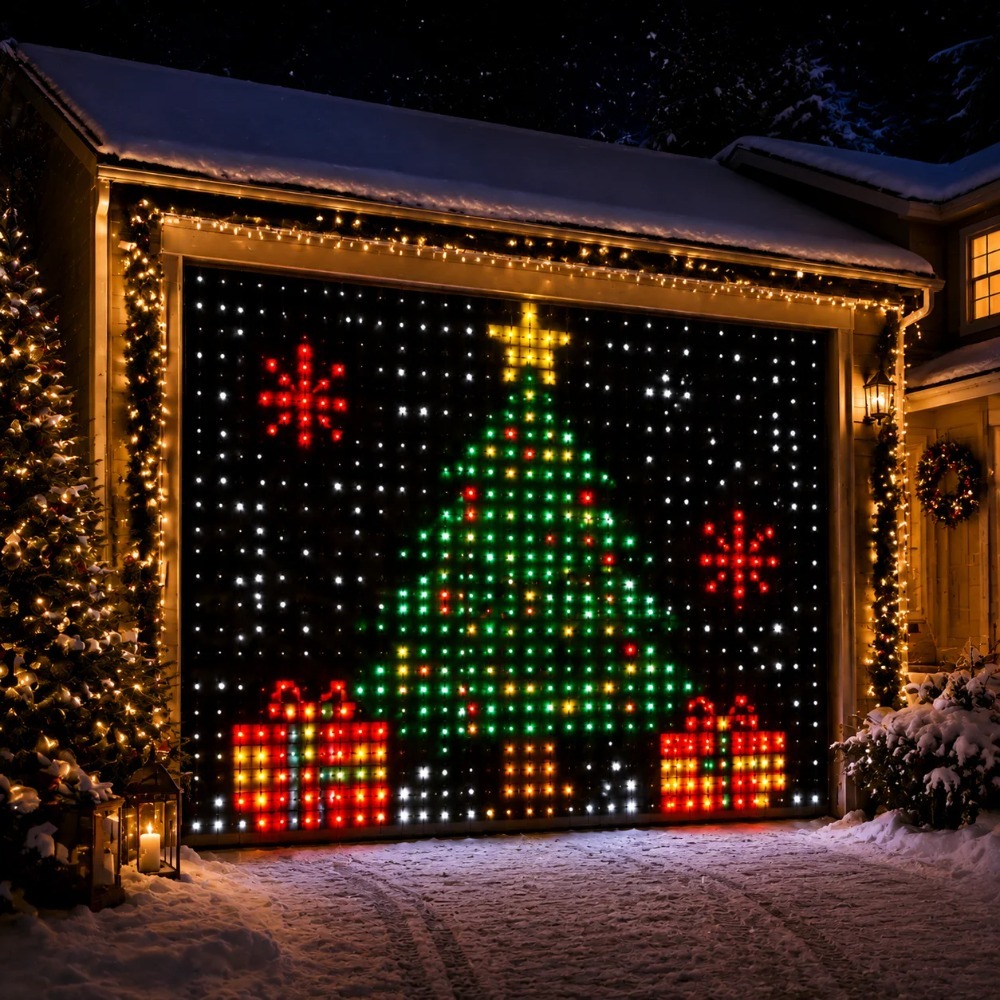 LED Pixel Curtain Lights Bluet - Home Decor Free App ulasan dan harga