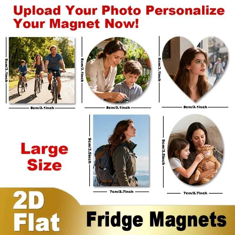 Custom Photo Fridge Magnet 2D  - Home Decor Design ulasan dan harga