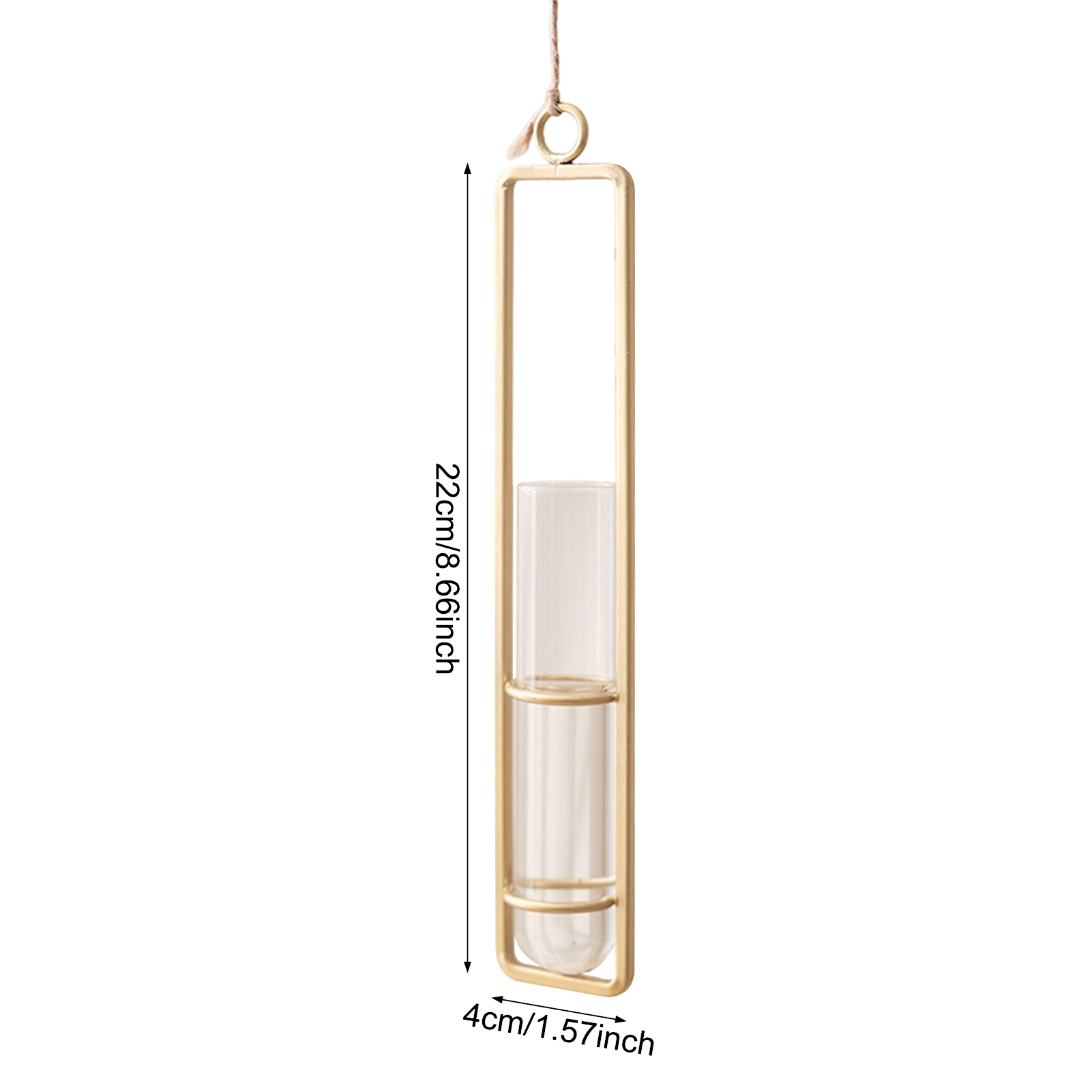 Wall Hanging Glass Vase Europe - Terrarium Glass Bottle ulasan dan harga