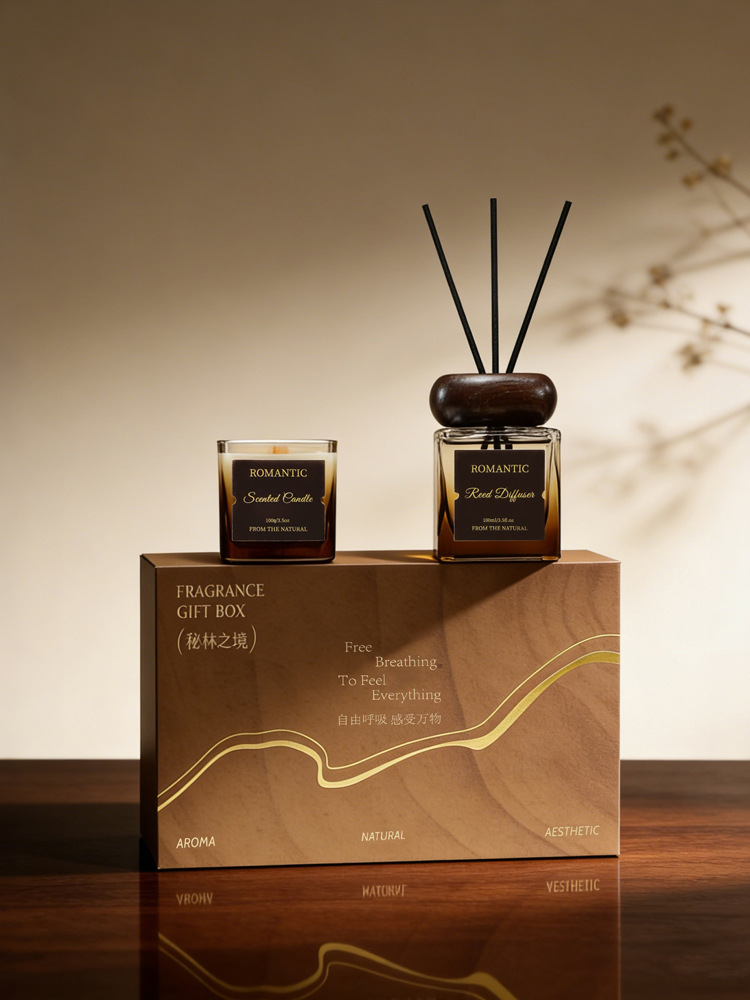 Fireless aromatherapy gift box - Scented Candle Set ulasan dan harga