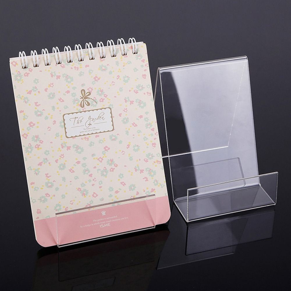 Minimalist Acrylic Book Holder - Aesthetic Bookend ulasan dan harga