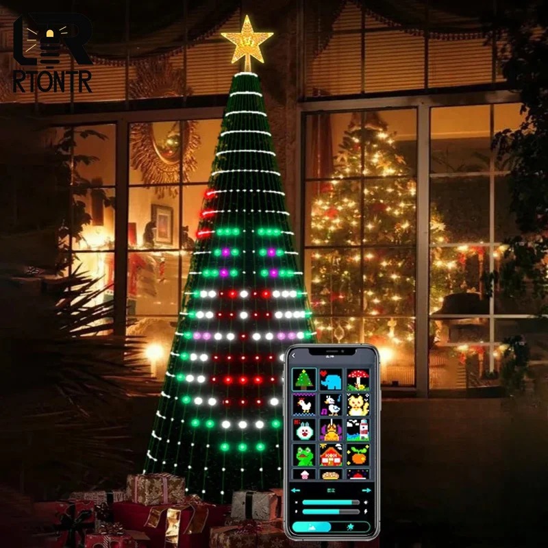 Christmas Star Tree Lights RGB - Home Decor Free App ulasan dan harga