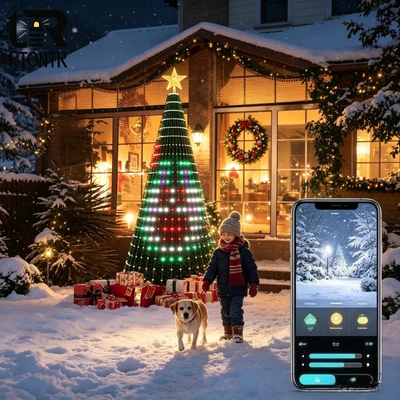 Christmas Star Tree Lights RGB - Home Decor Free App ulasan dan harga