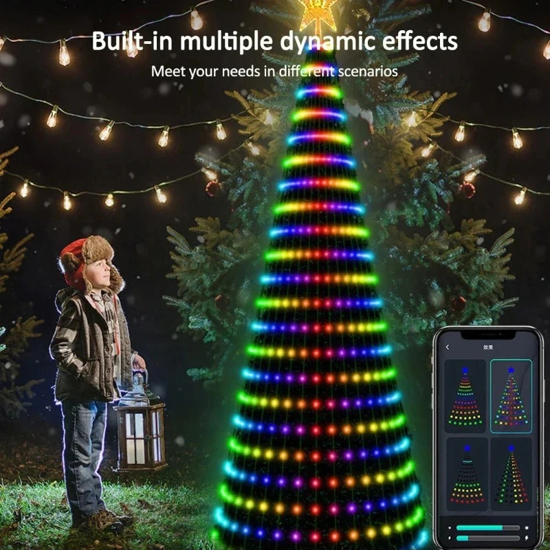 Christmas Star Tree Lights RGB - Home Decor Free App ulasan dan harga