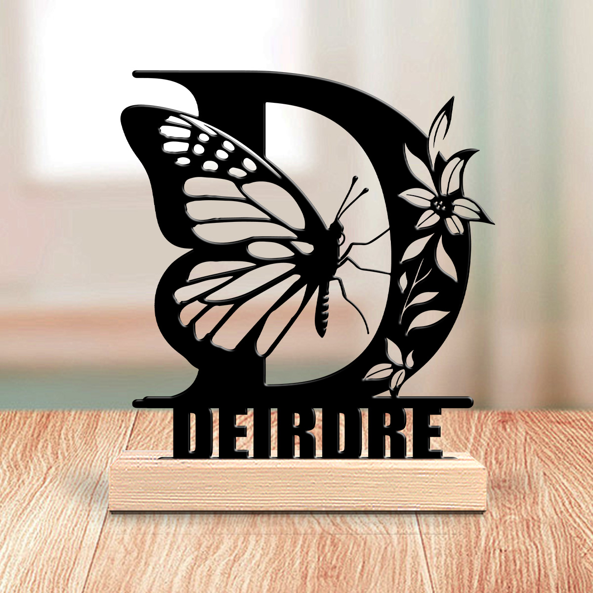 1pc Customizable Metal Desktop - Home Decor Names ulasan dan harga