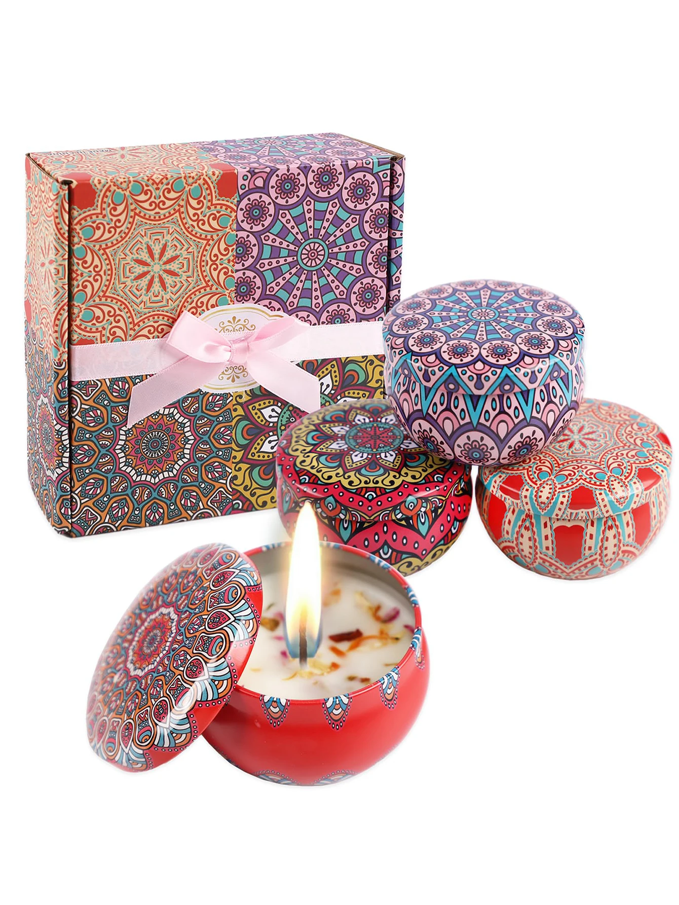 4pcs/set, Scented Candles Gift - Scented Candle Set ulasan dan harga