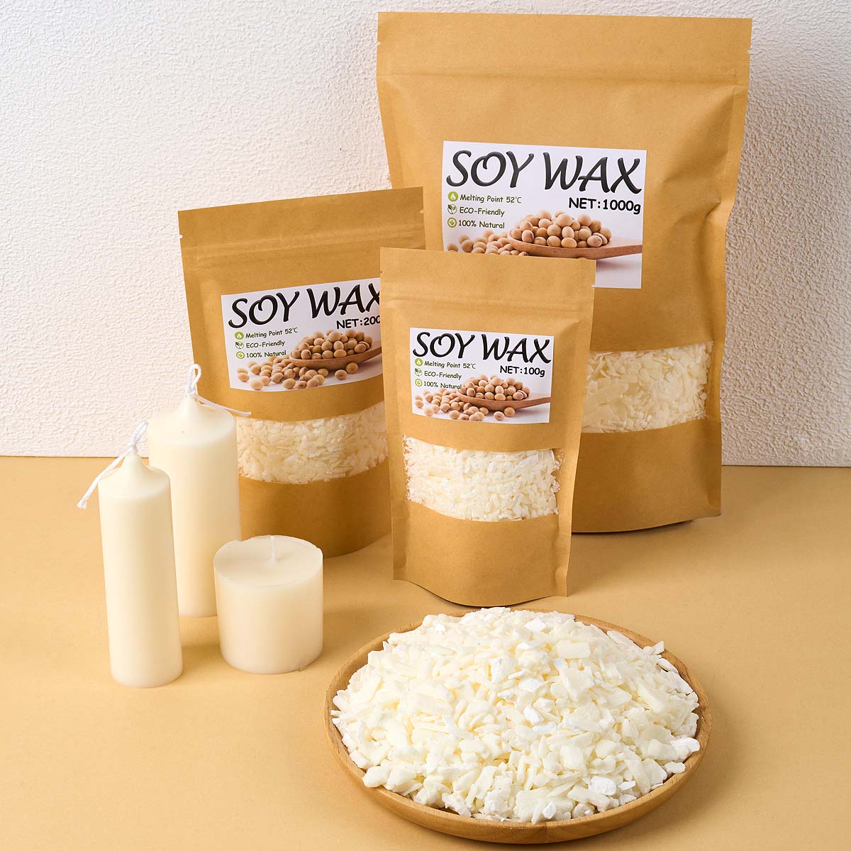 1 Pounds Pure White Soy Wax Fo - Scented Candle Set ulasan dan harga