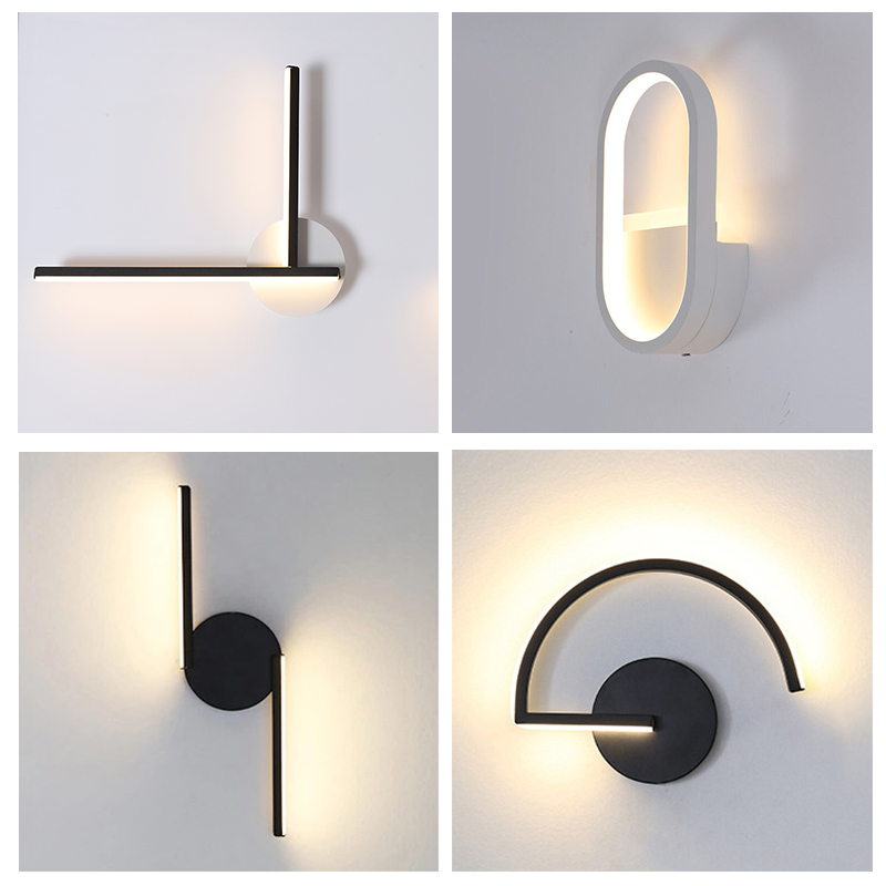 Modern Nordic LED Wall Lamp, M - Home Decor Lamp ulasan dan harga