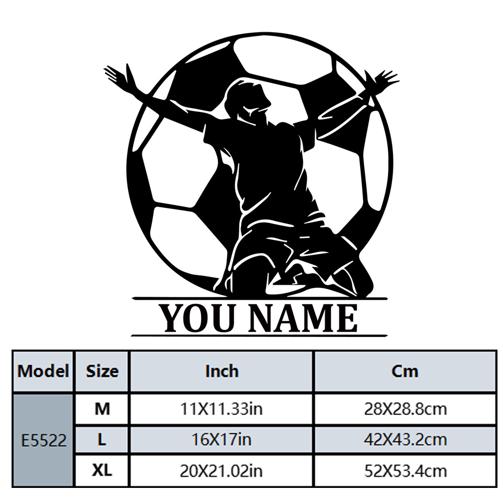 1PC Colorful Soccer Customizab - Home Decor Sticker ulasan dan harga