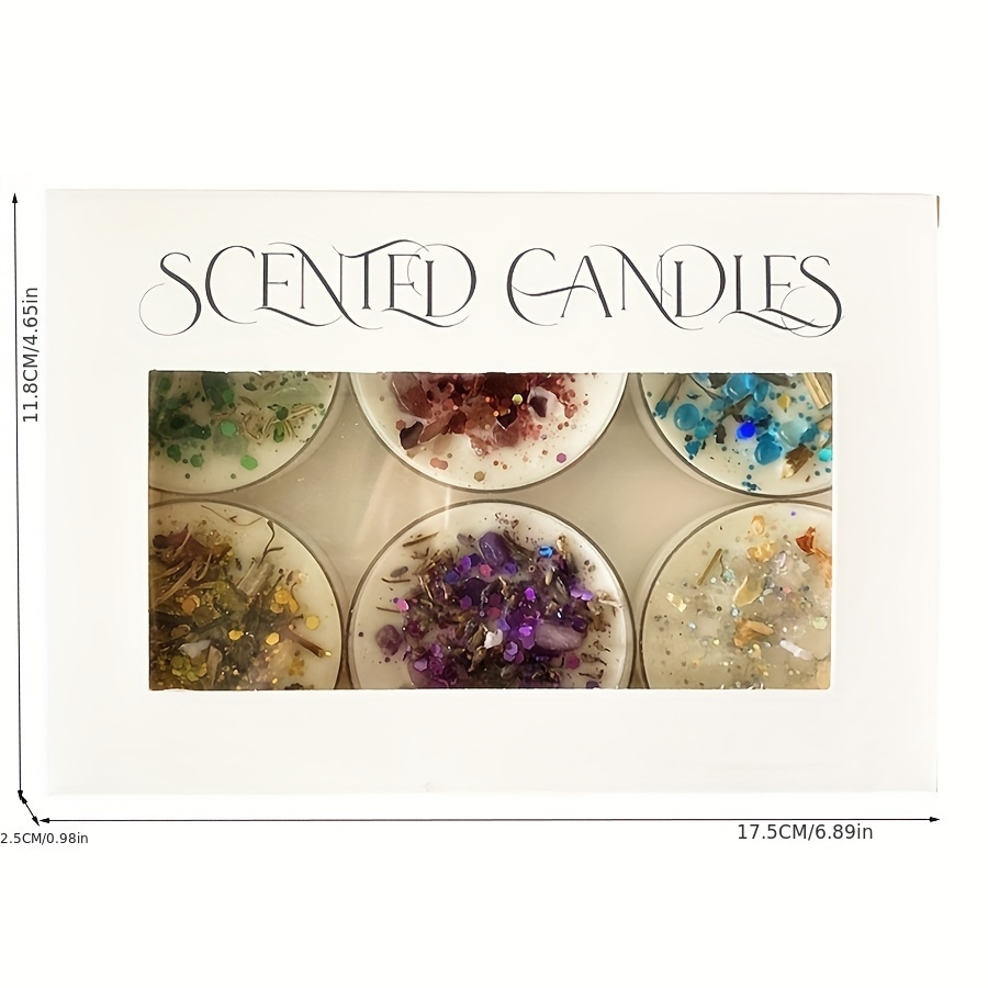 Set of 6 Scented Candles Fragr - Scented Candle Set ulasan dan harga