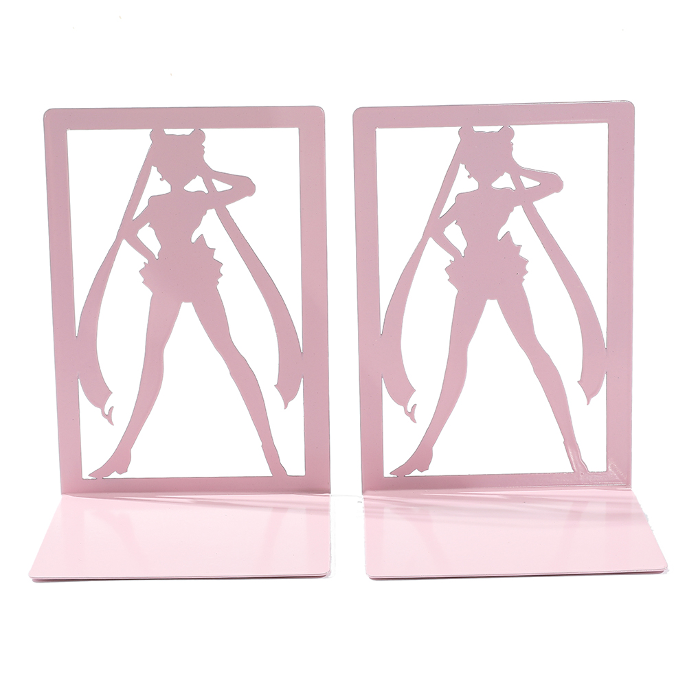 Pink Girls Bookends 2Pcs Non S - Aesthetic Bookend ulasan dan harga