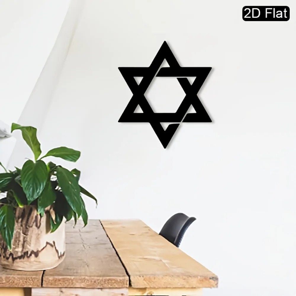 CIFBUY Iron Wall Art Star of D - Home Decor Room ulasan dan harga