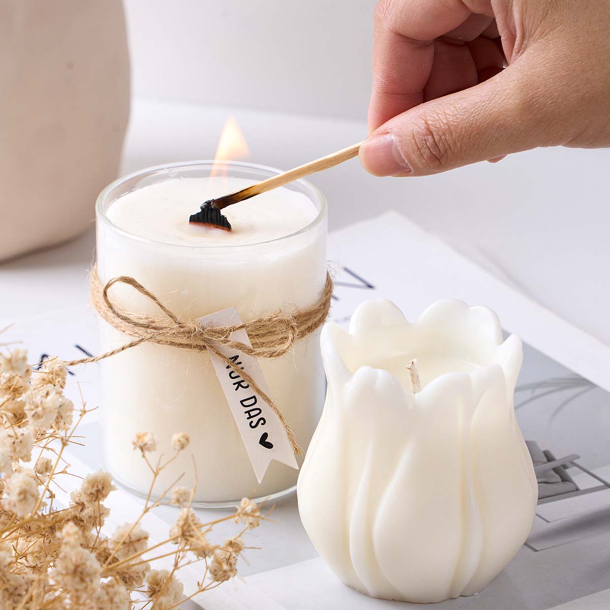 10cm 20cm Smokeless Candle Wic - Scented Candle Set ulasan dan harga