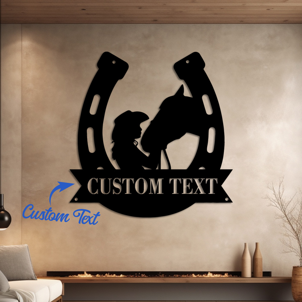 1pc Fashion Customized Horsesh - Home Decor Design ulasan dan harga