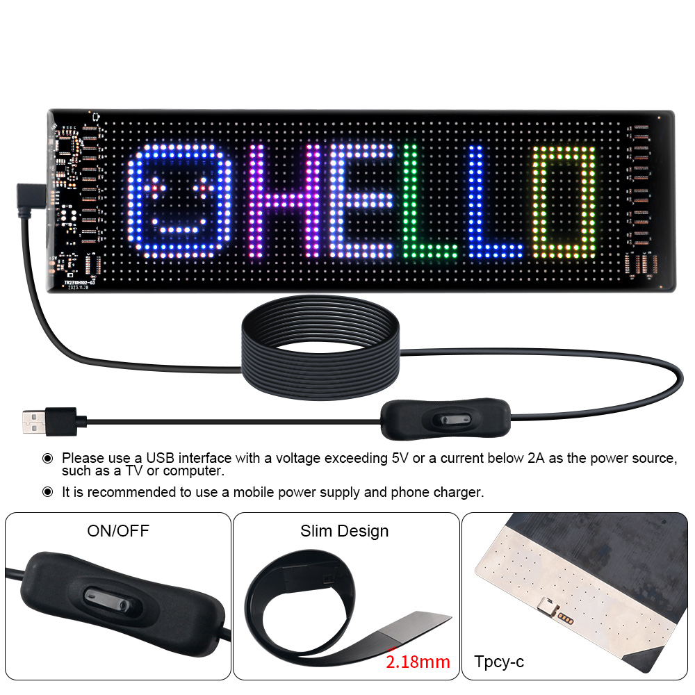 LED Matrix Pixel Panel Scrolli - Home Decor Free App ulasan dan harga