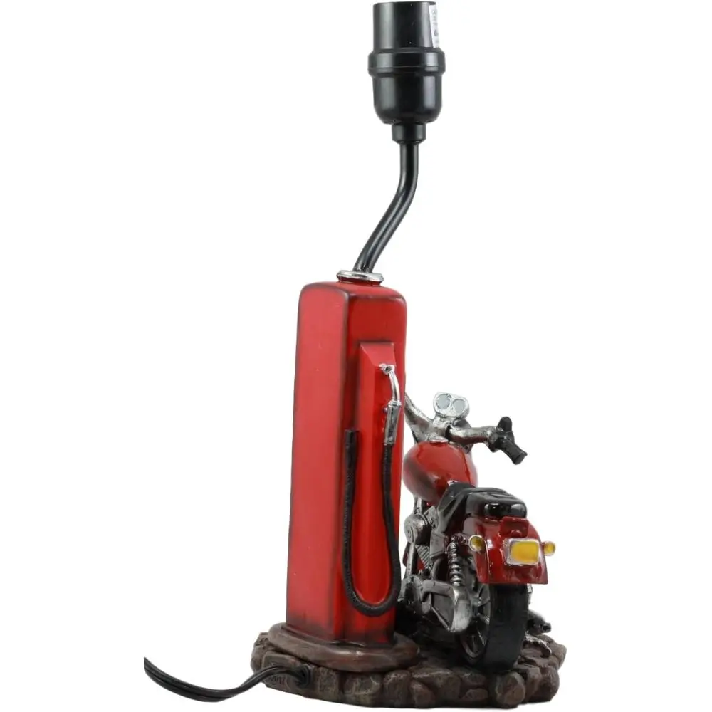 Vintage Retro Red Motorcycle G - Home Decor Lamp ulasan dan harga