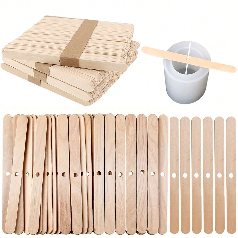 5/10/20/30/50pcs Wooden Candle - Scented Candle Set ulasan dan harga