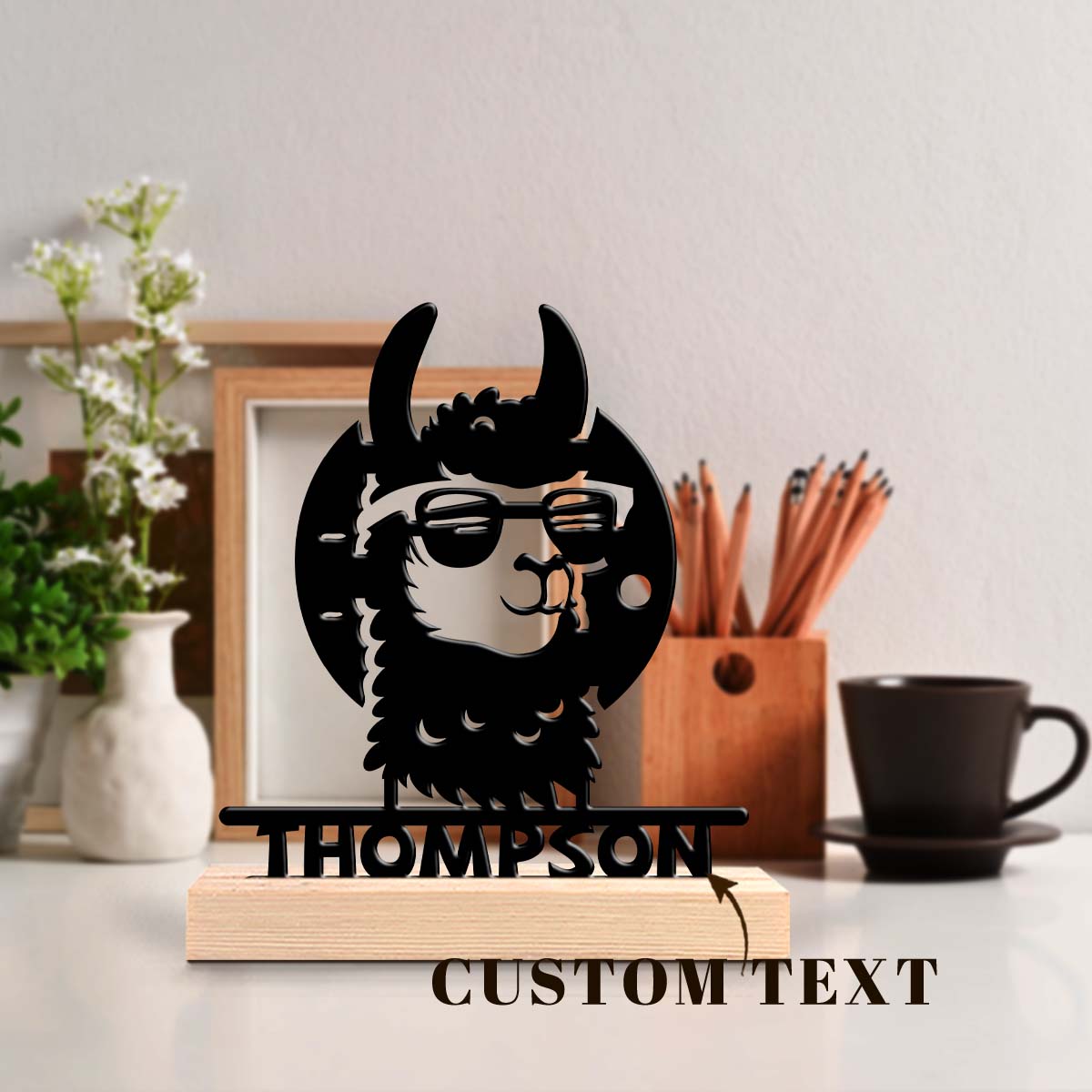1pc Customized Minimalist Meta - Home Decor Names ulasan dan harga