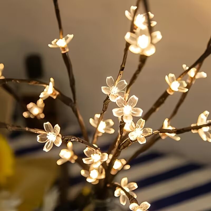 1/2PC 20LED Cherry Blossom Tre - Home Decor Lamp ulasan dan harga
