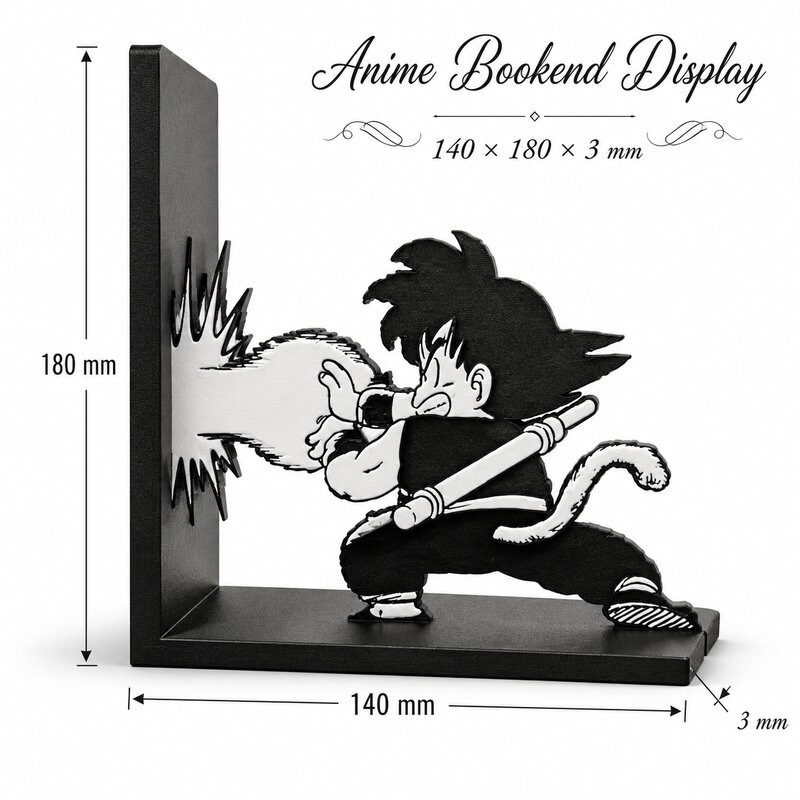 Anime Dragon Ball Goku Kameham - Aesthetic Bookend ulasan dan harga