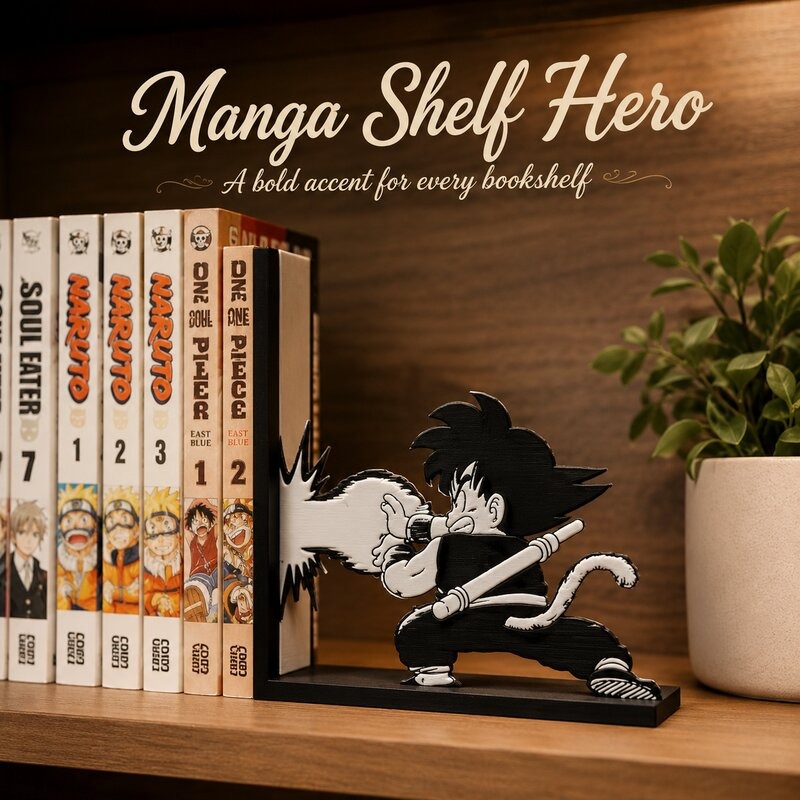 Anime Dragon Ball Goku Kameham - Aesthetic Bookend ulasan dan harga
