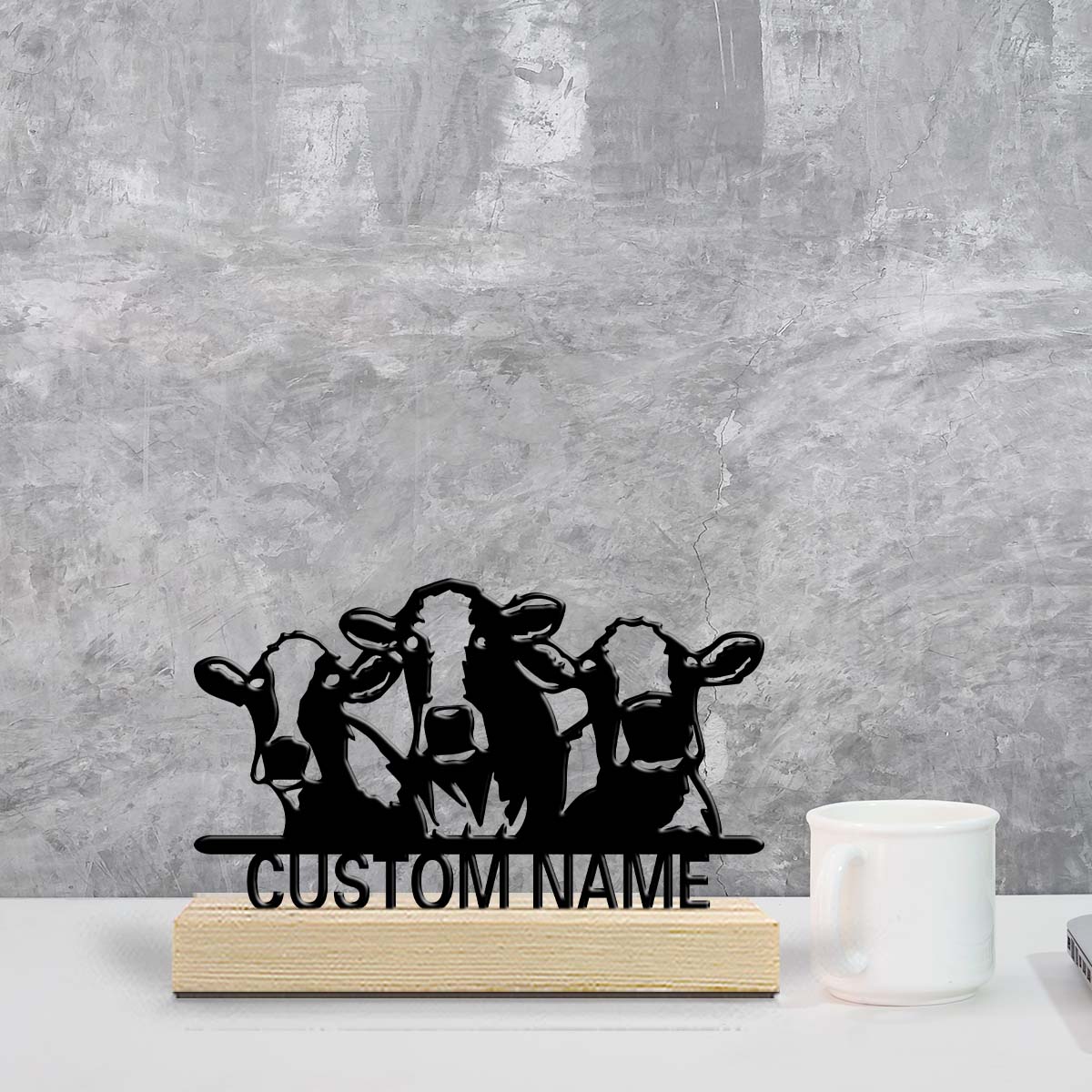 1pc Personalized Iron Desktop  - Home Decor Names ulasan dan harga