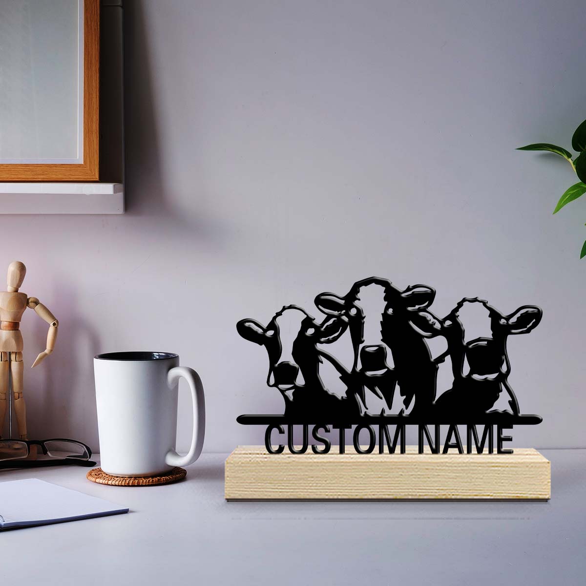 1pc Personalized Iron Desktop  - Home Decor Names ulasan dan harga