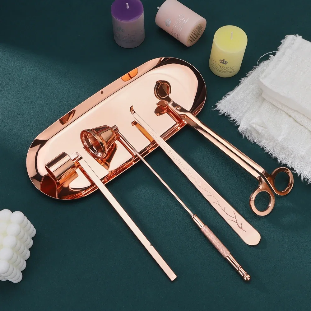 5-1 Candle Care Kit Stainless  - Scented Candle Set ulasan dan harga