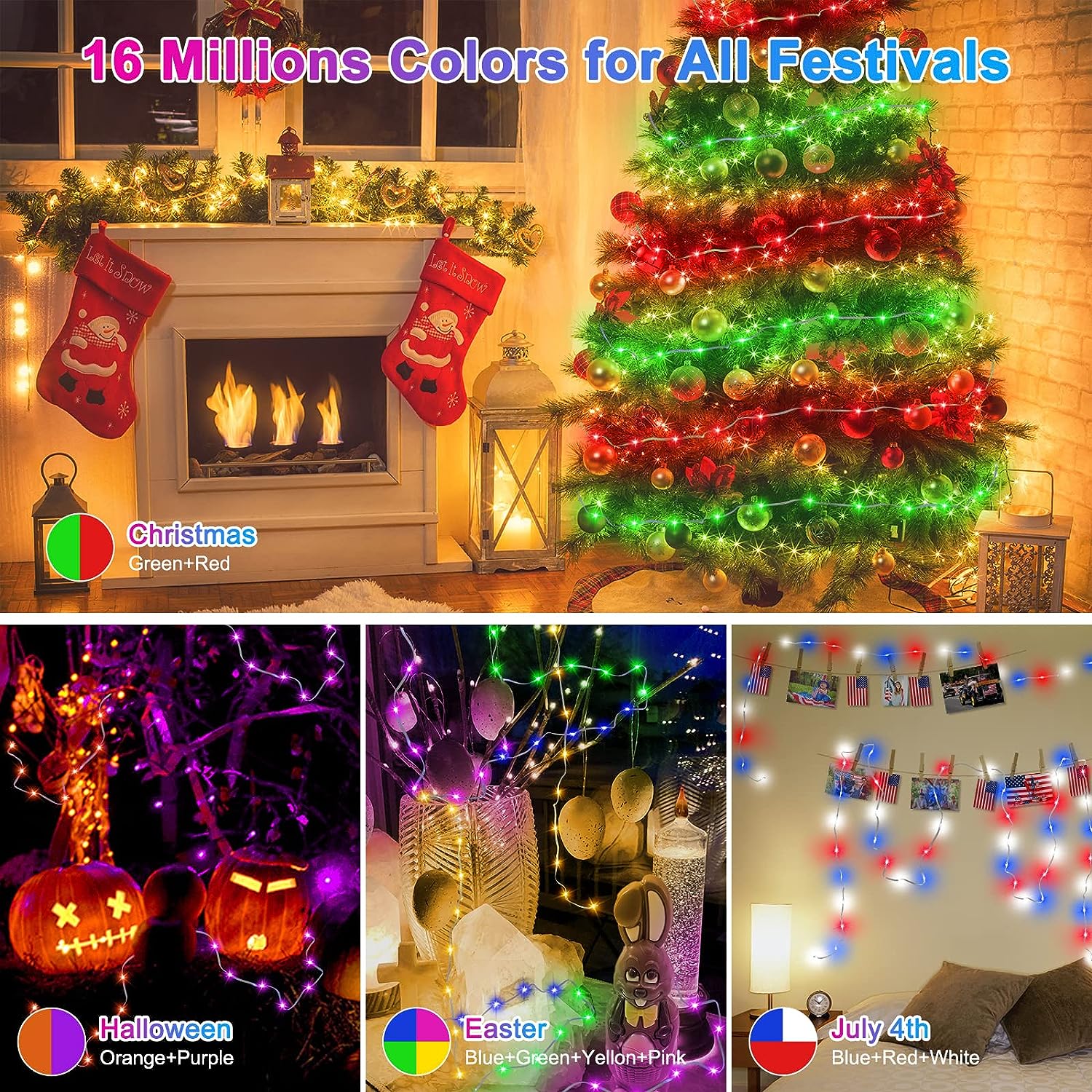 Waterproof WS2812B LED String  - Home Decor Free App ulasan dan harga