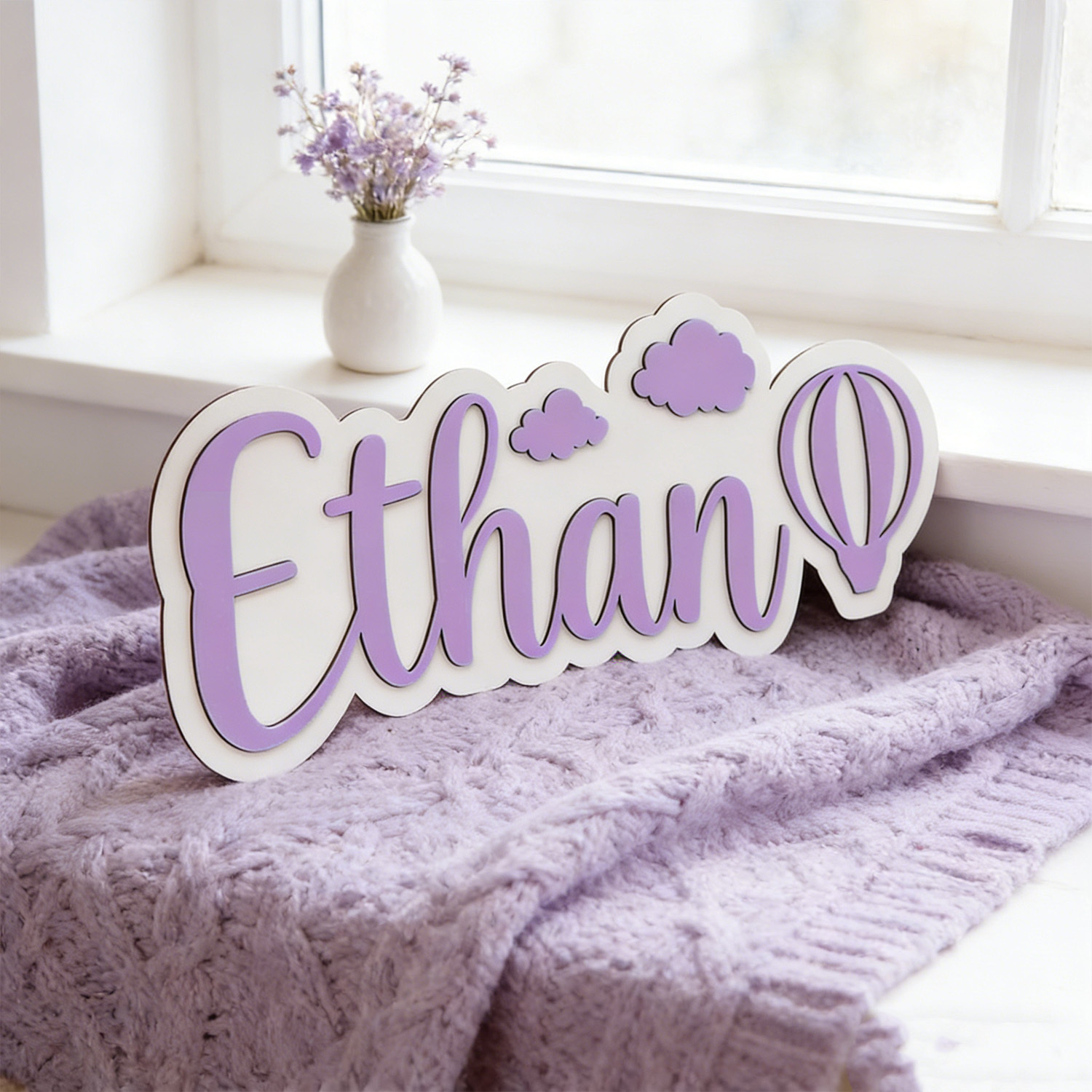 Personalized Hot Air Balloon & - Home Decor Names ulasan dan harga