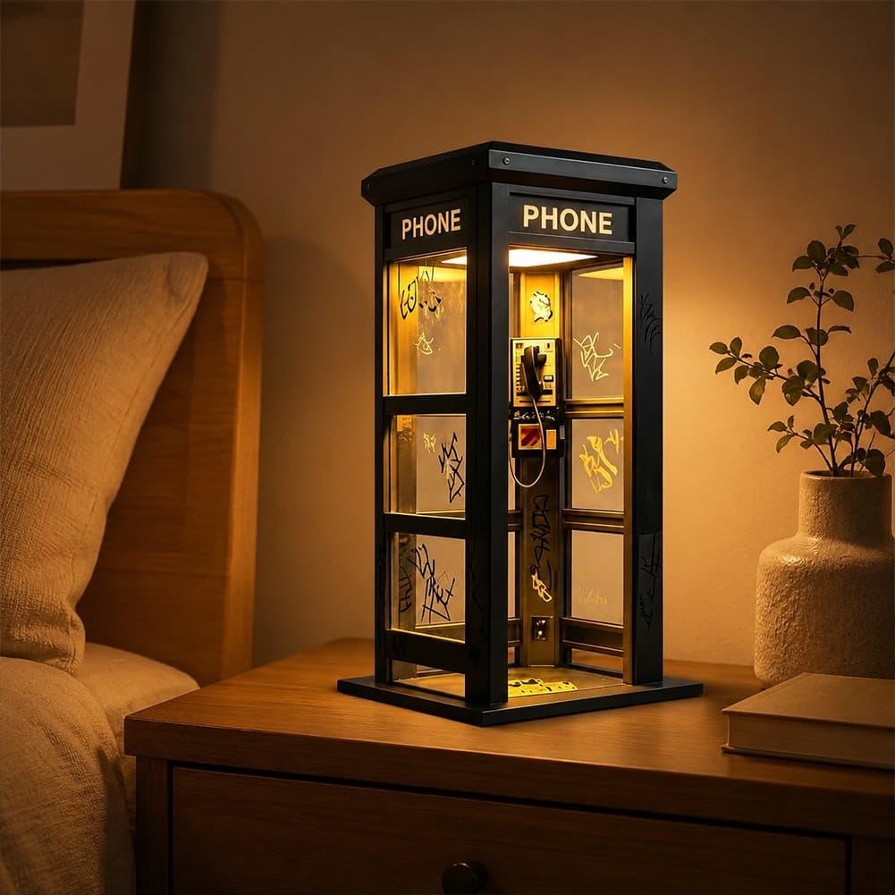 Vintage London Telephone Booth - Home Decor Lamp ulasan dan harga