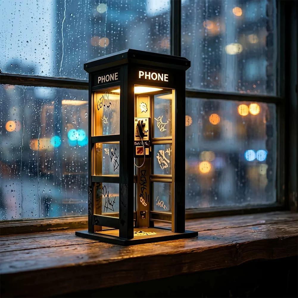 Vintage London Telephone Booth - Home Decor Lamp ulasan dan harga