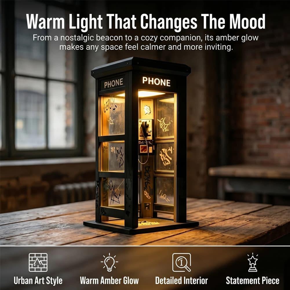 Vintage London Telephone Booth - Home Decor Lamp ulasan dan harga