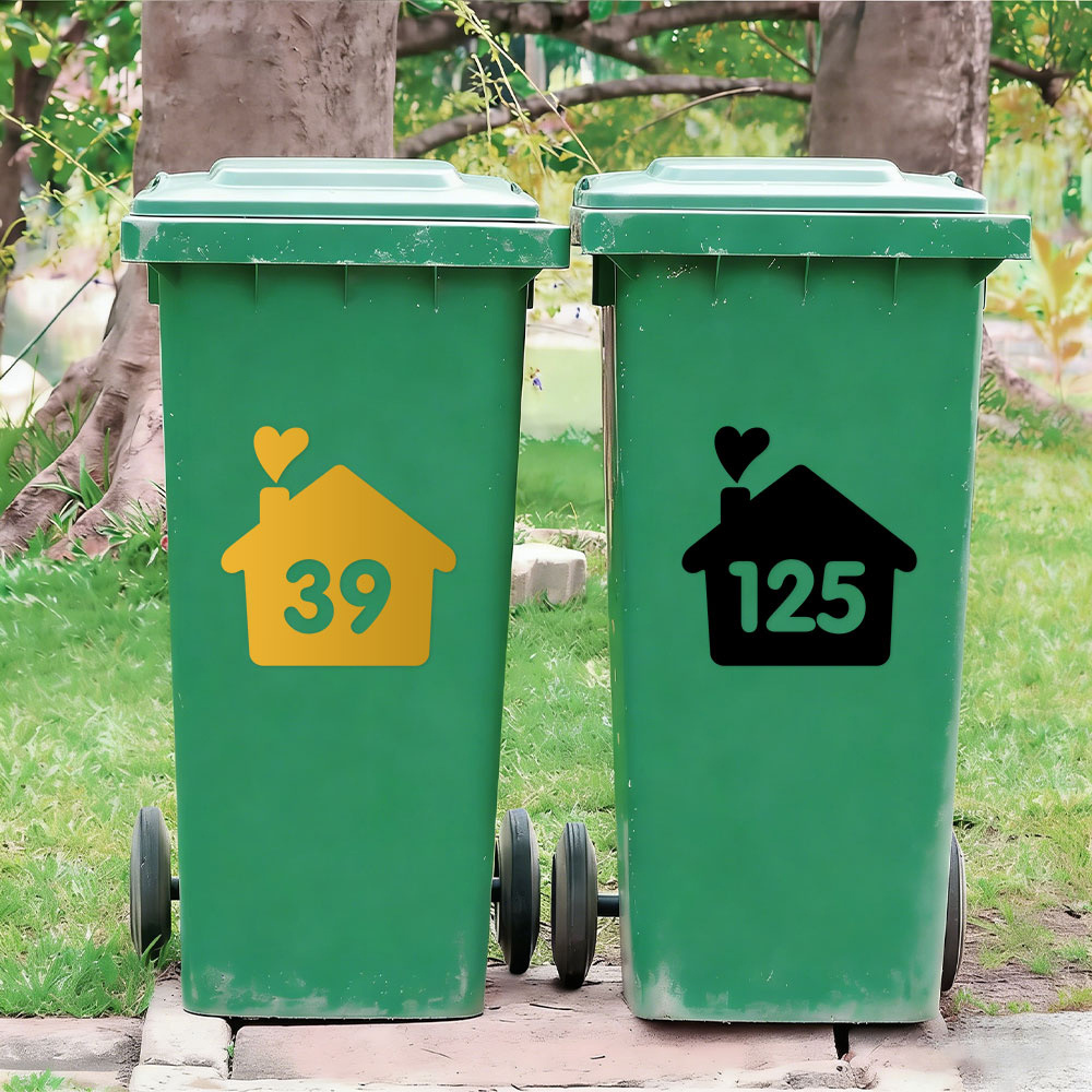 1PC/3PCS Custom House Number S - Home Decor Sticker ulasan dan harga