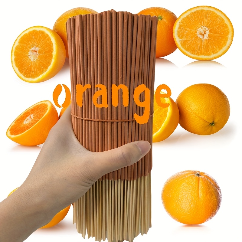 Natural Orange Incense Sticks  - Scented Candle Set ulasan dan harga